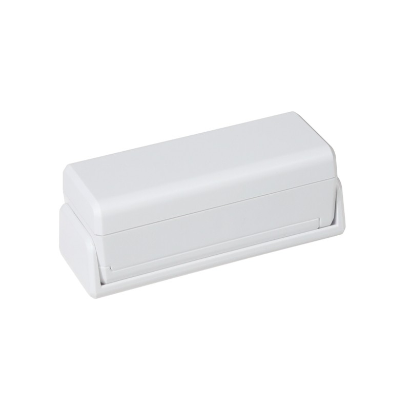 1 pcs : S1A-361413-K - Box Plastic, ABS White Hand Held, Cover Included 3.600' L x 1.440' W (91.44mm x 36.58mm) X 1.362' (34.60m