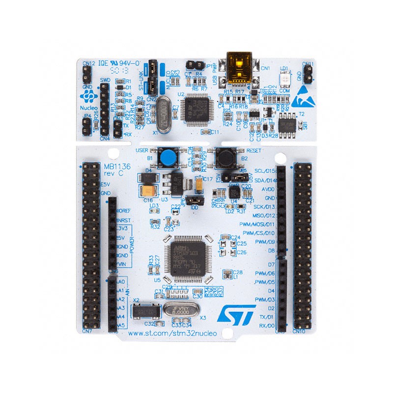 1 pcs : NUCLEO-L152RE - NUCLEO-64 STM32L152RE EVAL BRD