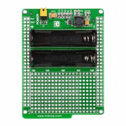 1 pcs : MIKROE-712 - BOARD BATTERY BOOST SHIELD