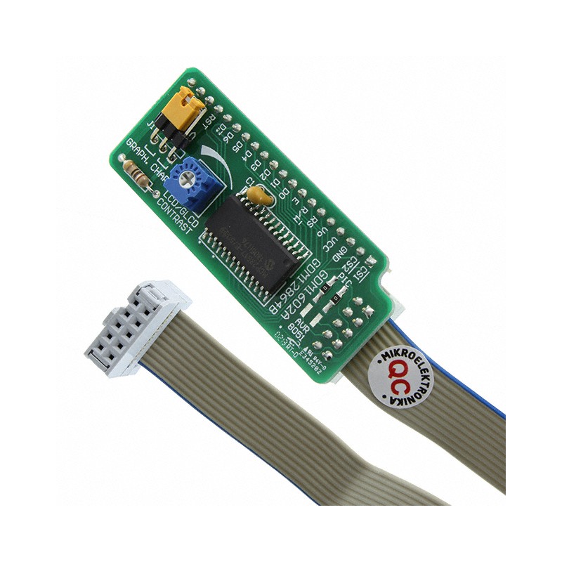 1 pcs : MIKROE-154 - BOARD ADAPTER SER GLCD 128X64