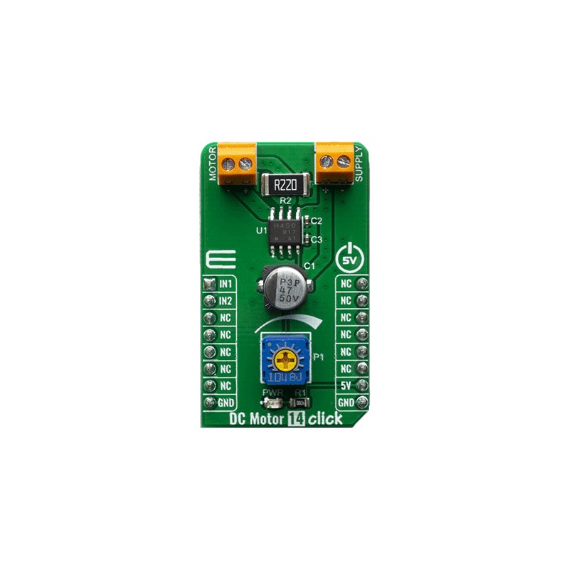 1 pcs : MIKROE-3982 - DC MOTOR 14 CLICK