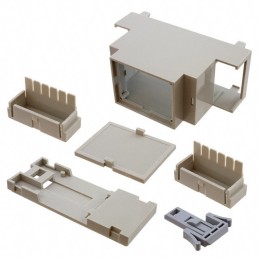 1 pcs : DMB-4770 - Box Plastic, ABS/PC Blend Gray Cover Included 3.551' L x 1.429' W (90.20mm x 36.30mm) X 2.264' (57.51mm)