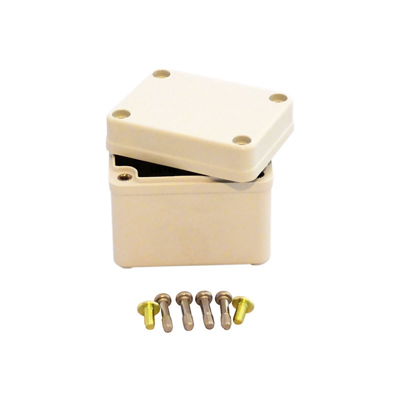 1 pcs : PTS-25301 - Box Plastic, Fiberglass/Polyester, Polycarbonate Gray Cover Included 2.559' L x 1.969' W (65.00mm x 50.00mm)