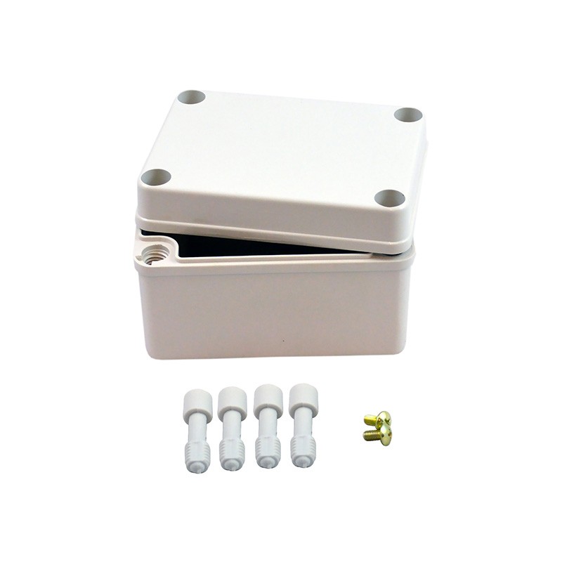 1 pcs : PTS-25308 - Box Plastic, Fiberglass/Polyester, Polycarbonate Gray Cover Included 4.331' L x 3.150' W (110.00mm x 80.00mm