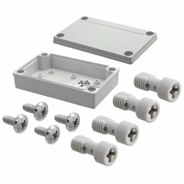 1 pcs : PIP-11760 - Box Plastic, Fiberglass/Polyester, Polycarbonate Gray Cover Included 5.118' L x 3.150' W (130.00mm x 80.00mm