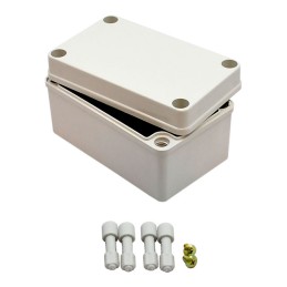 1 pcs : PTS-25312 - Box Plastic, Fiberglass/Polyester, Polycarbonate Gray Cover Included 5.118' L x 3.150' W (130.00mm x 80.00mm