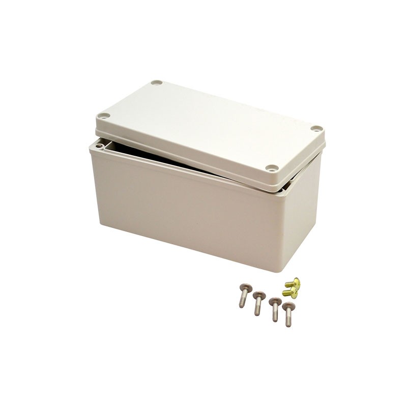 1 pcs : PTS-25317 - Box Plastic, Fiberglass/Polyester, Polycarbonate Gray Cover Included 6.378' L x 3.228' W (162.00mm x 82.00mm