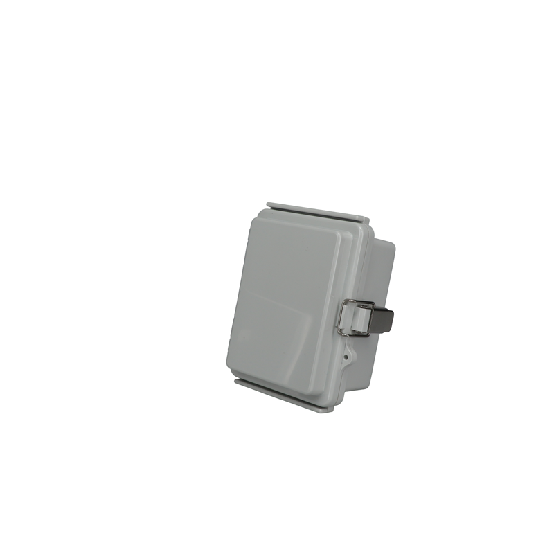 1 pcs : PTQ-11035 - Box Plastic, Fiberglass/Polyester, Polycarbonate Gray Hinged Door, Lid 4.720' L x 3.540' W (119.89mm x 89.92