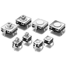 5 pcs - IP40 Plunger for Cap Tactile Switch, SPST 0.05A @24V dc VA Through Hole