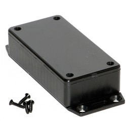 1 pcs : 1591AF2SBK - Box Plastic, Non Specified Black Cover Included 3.931' L x 1.969' W (99.85mm x 50.00mm) X 1.036' (26.31mm)