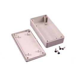 1 pcs : 1591XXFSFLGY - Box Plastic, Non Specified Gray Cover Included 8.701' L x 5.906' W (221.01mm x 150.01mm) X 2.500' (63.50m