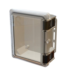 1 pcs : RBF22P04B10B - Box Plastic, Polycarbonate Black Cover Included 2.050' L x 1.970' W (52.07mm x 50.04mm) X 1.380' (35.05mm