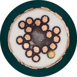 50 pcs - Igus chainflex CF6 Control Cable, 5 Cores, 0.75 mm², Screened, 50m, Green PVC Sheath, 18 AWG