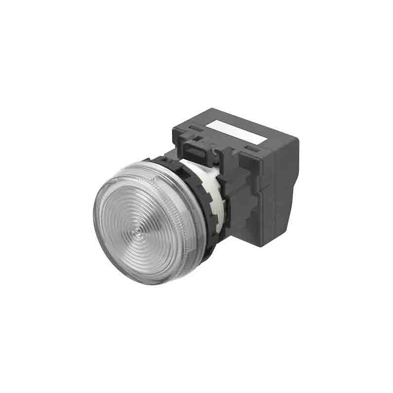 1 pcs - Omron M22N Series White Panel Mount Indicator, 24V, 22mm Mounting Hole Size, IP66