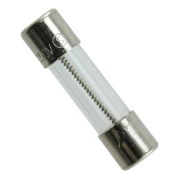 1 pcs : 5ET 3.15-R - FUSE GLASS 3.15A 250VAC 5X20MM