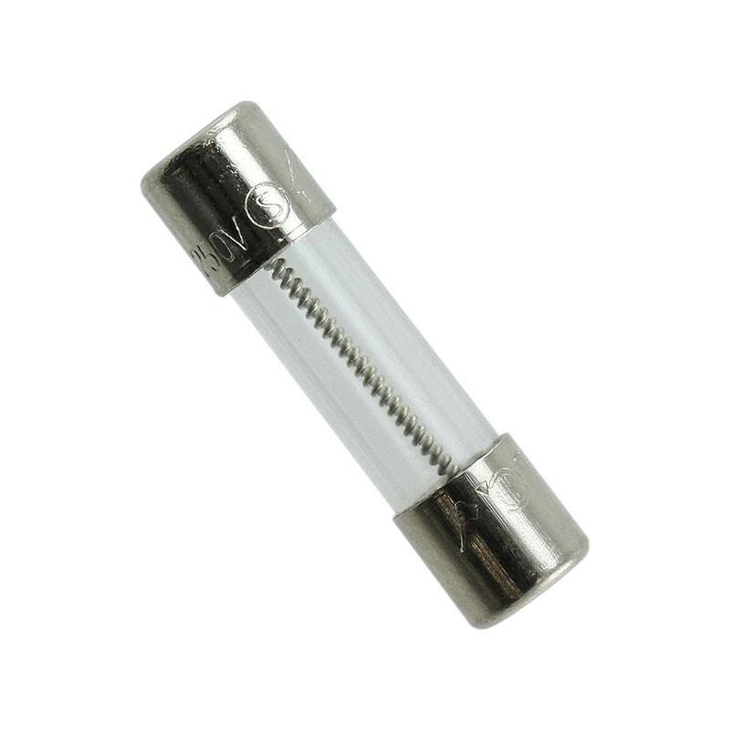 1 pcs : 5ET 3.15-R - FUSE GLASS 3.15A 250VAC 5X20MM