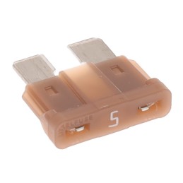 1 pcs : 0287005.U - FUSE AUTO 5A 32VDC BLADE ATO/ATC
