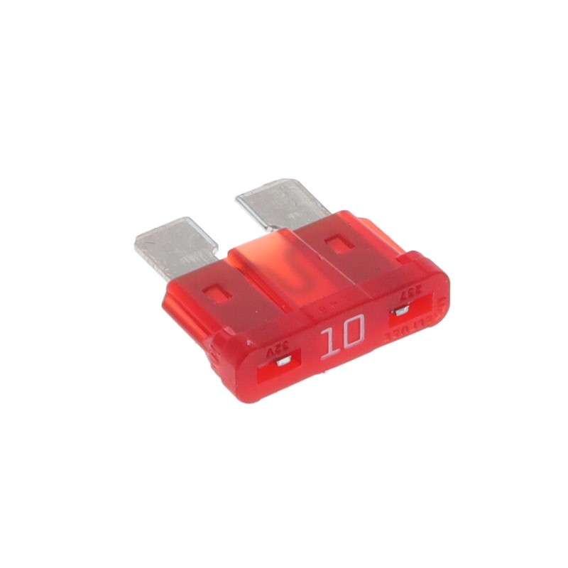 1 pcs : 0287010.U - FUSE AUTO 10A 32VDC BLADE ATO
