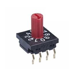 5 pcs - NKK Switches Rotary Coded DIP Switch