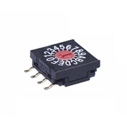5 pcs - NKK Switches Rotary Coded DIP Switch