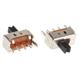 5 pcs - KNITTER-SWITCH PCB Slide Switch SPDT Latching 100 mA @ 12 V dc Slide