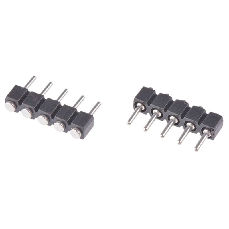 5 pcs - Preci-Dip Straight Surface Mount Pin Header, 5 Contact(s), 2.54mm Pitch, 1 Row(s), Unshrouded