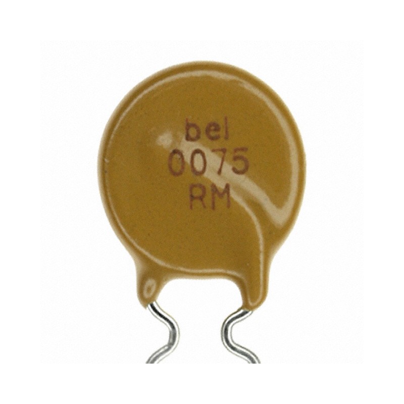 1 pcs : 0ZRM0075FF1E - PTC RESET FUSE 120V 750MA RADIAL