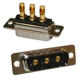 80 pcs - Norcomp 680S 7 Way Panel Mount D-sub Connector Plug, 2.77mm Pitch