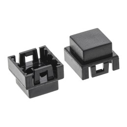 5 pcs - C & K Black Tactile Switch Cap for KSA Series, KSL Series, BTN K01 90