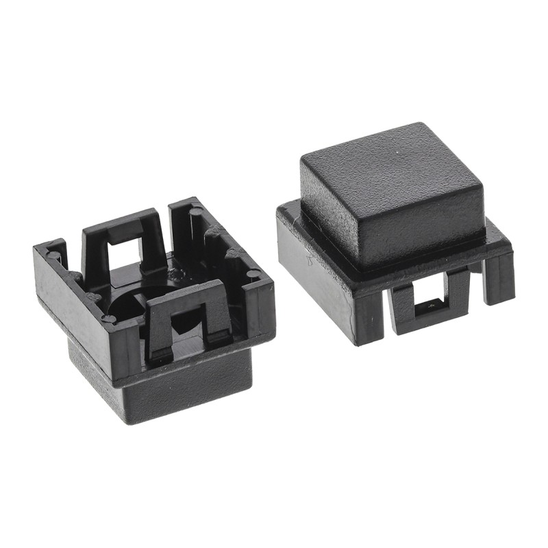 5 pcs - C & K Black Tactile Switch Cap for KSA Series, KSL Series, BTN K01 90