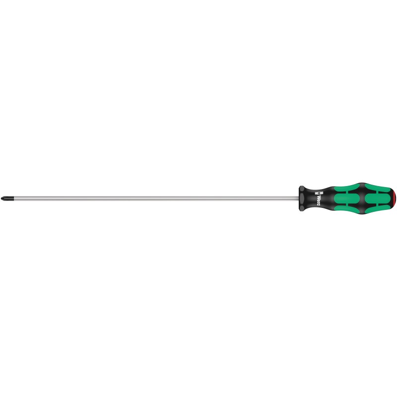 1 pcs - Wera Phillips Screwdriver, PH1 Tip, 300 mm Blade, 398 mm Overall