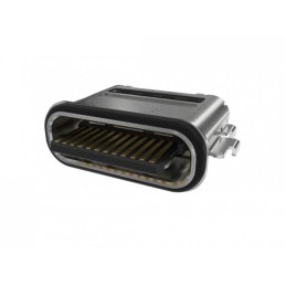 850 pcs - Amphenol Communications Solutions Right Angle, Mid Mount, Receptacle Type Type C USB4 USB C Connector