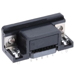 90 pcs - ASSMANN WSW A-DF 9 Way Right Angle Through Hole D-sub Connector Socket, 2.77mm Pitch