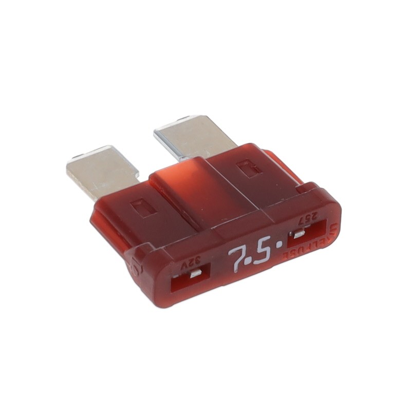 1 pcs : 028707.5PXS - FUSE AUTO 7.5A 32VDC BLADE ATO