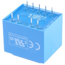 91 pcs - Block 9V ac 2 Output Through Hole PCB Transformer, 2.3VA