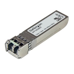 1 pcs - StarTech.com Cisco Compatible LC Single Mode SFP Transceiver Module, Full Duplex, 10000Mbit/s