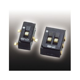 5 pcs - Nidec Components Surface Mount Slide Switch Dual SPDT 100 (Non-Switching) mA, 100 (Switching) mA Slide