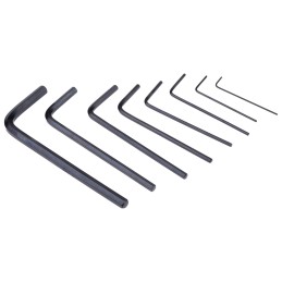 1 pcs - RS PRO 8 piece L Shape Metric Hex Key Set, 0.7 - 4mm