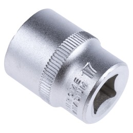 1 pcs - RS PRO 3/8 in Drive 17mm Standard Socket, 12 point
