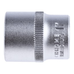 1 pcs - RS PRO 3/8 in Drive 17mm Standard Socket, 12 point