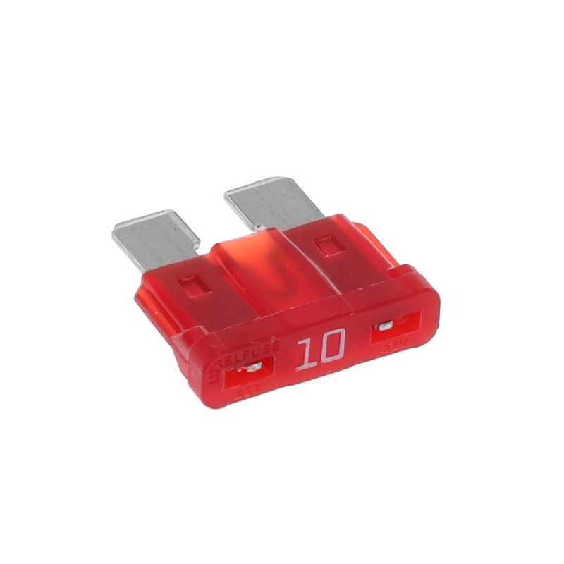 1 pcs : 0287010.H - FUSE AUTO 10A 32VDC BLADE ATO