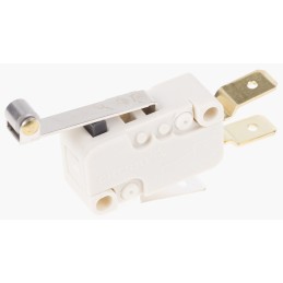 5 pcs - ZF Roller Lever Micro Switch, Tab Terminal, 100 mA @ 250 V ac, SPDT