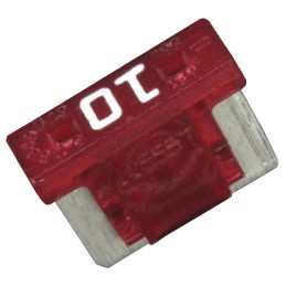 1 pcs : 0891010.NXS - FUSE AUTO 10A 58VDC BLADE MINI