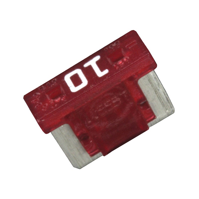 1 pcs : 0891010.NXS - FUSE AUTO 10A 58VDC BLADE MINI