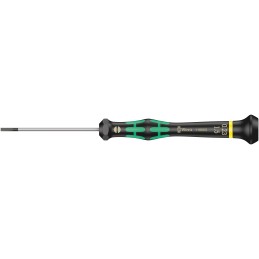 1 pcs - Wera Slotted Precision Screwdriver, 1.5 x 0.23 mm Tip, 60 mm Blade, 157 mm Overall