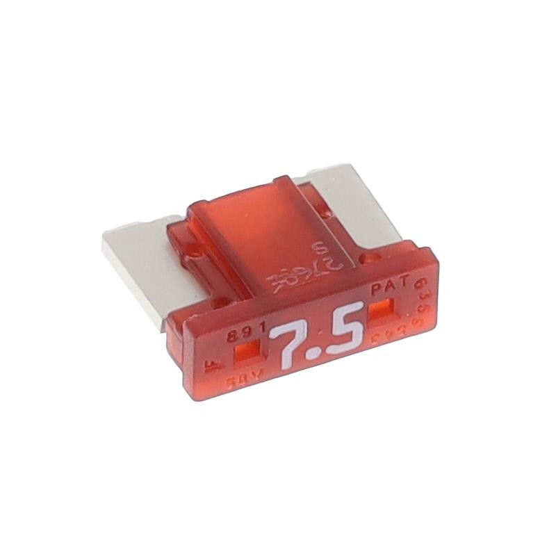 1 pcs : 089107.5NXWS - FUSE AUTO 7.5A 58VDC BLADE MINI