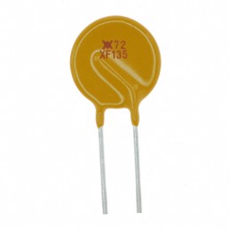 1 pcs : RXEF135 - PTC RESET FUSE 72V 1.35A RADIAL