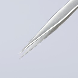 1 pcs - Knipex 110 mm, Stainless Steel, Smooth, Tweezer