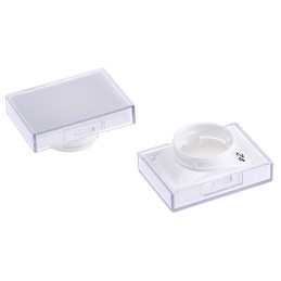 5 pcs - Omron White Rectangular Push Button Lens for Use with A16 Series LED/Incandescent Lamp Push Button Switch