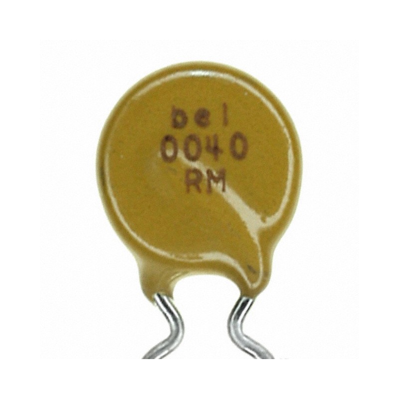 1 pcs : 0ZRM0040FF1E - PTC RESET FUSE 120V 400MA RADIAL